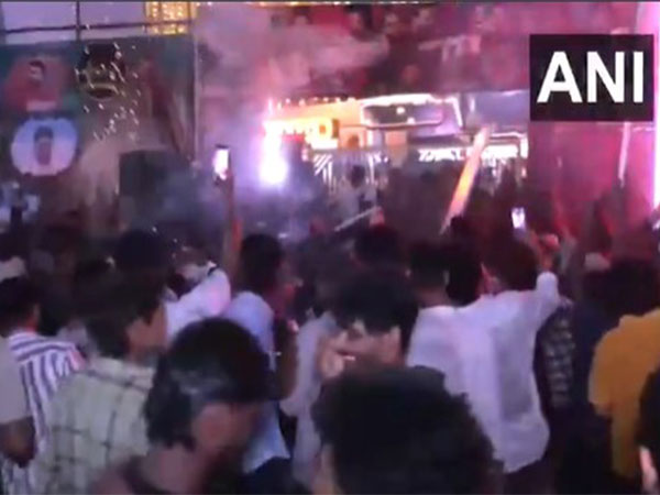 Fans throng outside theatre (Photo/ANI)