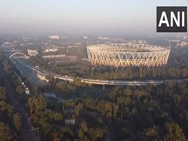 Drone visuals from Lajpat Nagar (Photo/ANI)