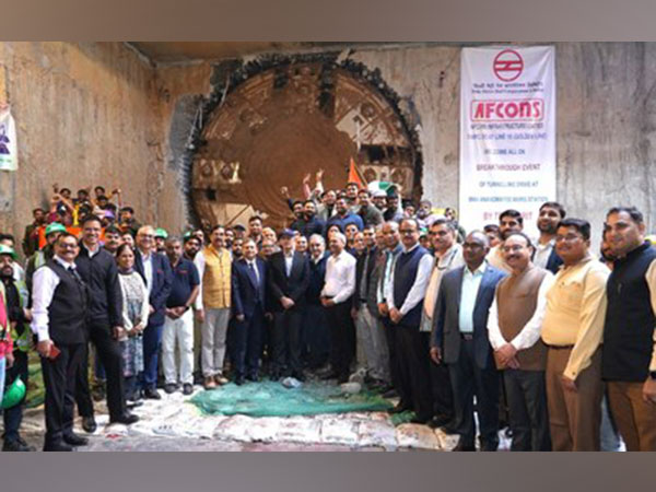 Tunnel Boring Machine (TBM) AMRIT achieves breakthrough at Maa Anandmayee Marg Station in Delhi Metro Phase-IV