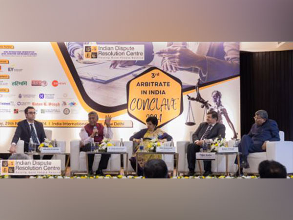 Visuals from the conference (Photo/ANI) 