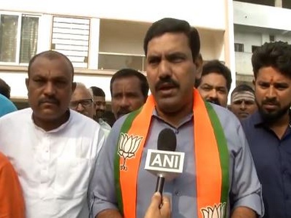 Karnataka BJP president BY Vijayendra. (Photo/ANI)