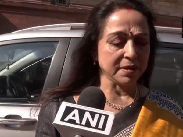 BJP MP Hema Malini. (Photo/ANI)