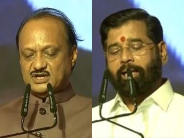 Maharashtra Deputy CMs Ajit Pawar and Eknath Shinde (Photo/ANI)