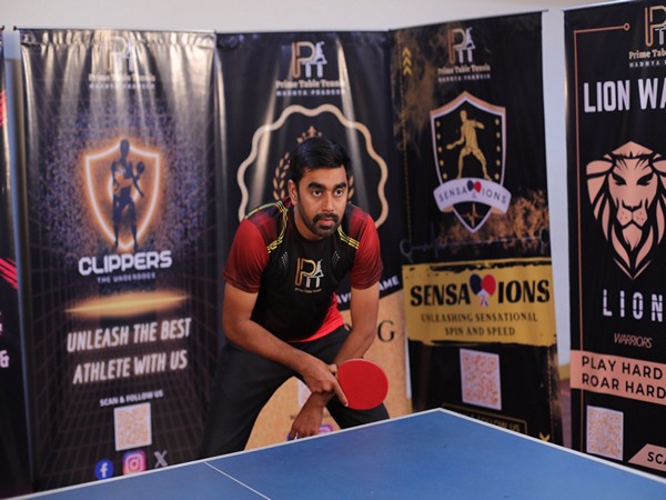 Table Tennis Player participating in Prime Table Tennis League (Photo: PTTL)