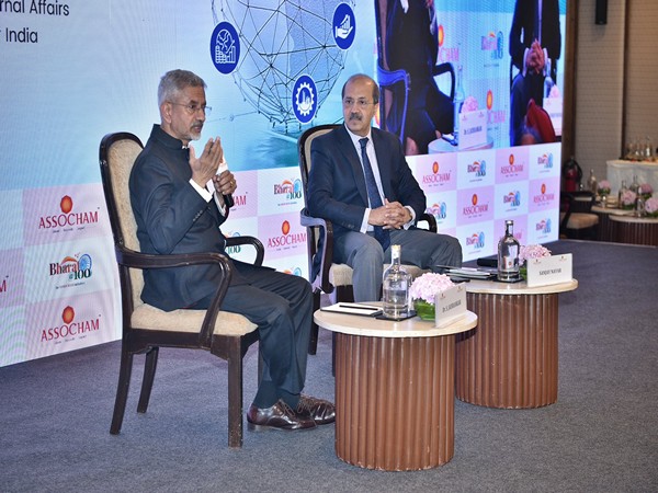 EAM Jaishankar delivering remarks during the ASSOCHAM Bharat@100 event (Photo/X@DrSJaishankar)