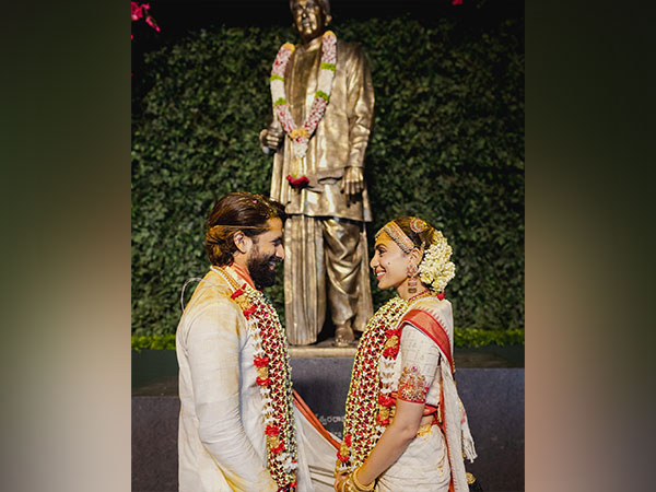 Newlyweds Naga Chaitanya and Sobhita Dhulipala (Image source: X)