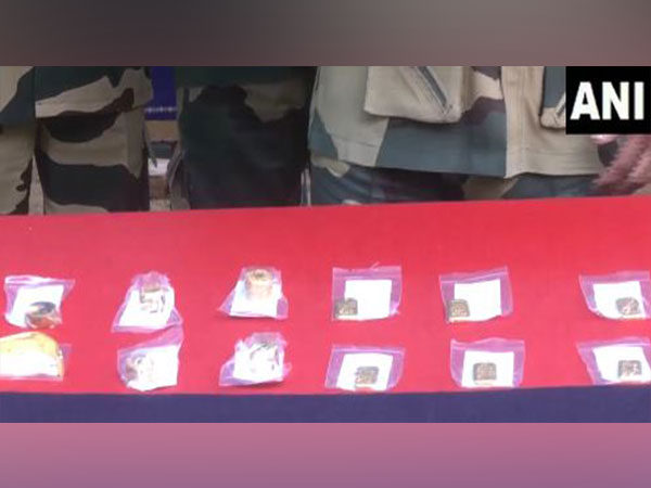 BSF seizes gold worth around Rs 1.74 crore in Tripura (Photo/ANI)