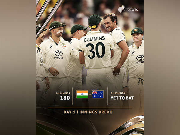 Australia bowl India out for 180. (Photo- ICC X/@ICC)
