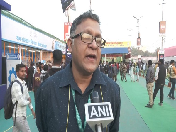 Patna Book Fair organiser Amit Jha (Photo/ANI)
