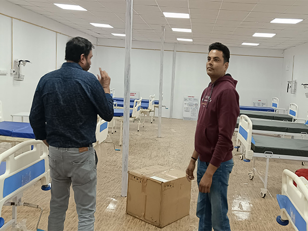 Health preparations in full swing in Prayagraj (Photo/ANI)