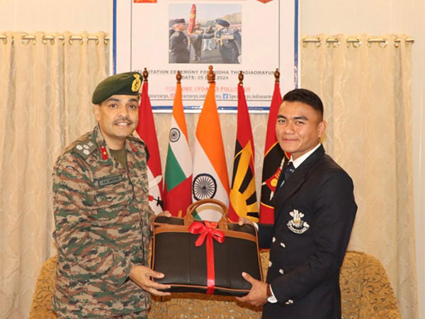 Indian army honours Cadet Jodha Thongjaomayum. (Photo: Ministry of Defence)