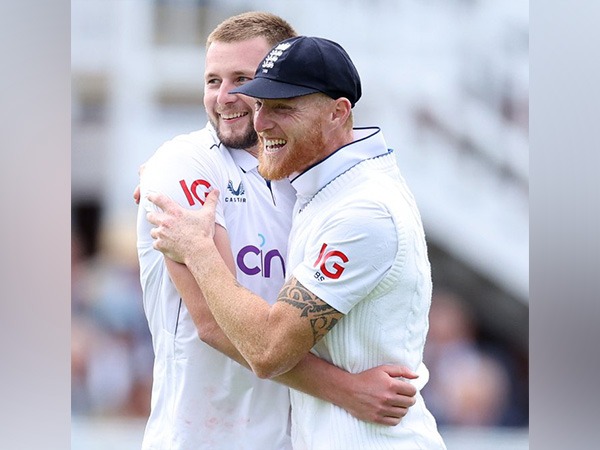 Gus Atkinson (left). (Photo- England Cricket X)