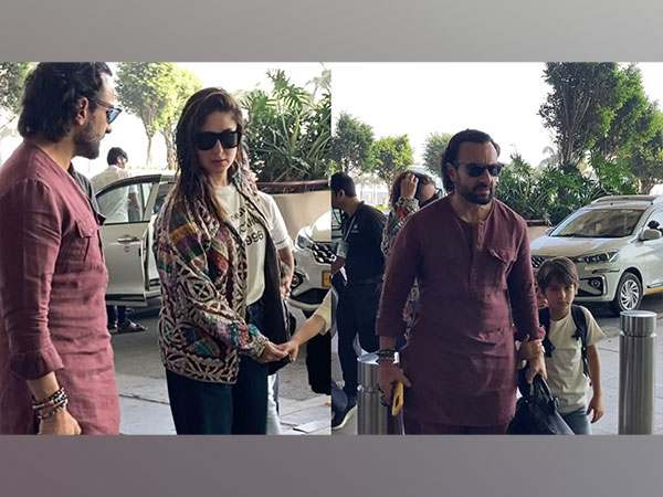 Saif Ali Khan and Kareena Kapoor (Photo/ANI)