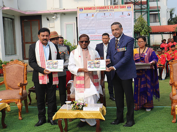 Assam Governor Lakshman Prasad Acharya on Armed Forces Flag Day (Photo-PRO Defence Guwahati) 
