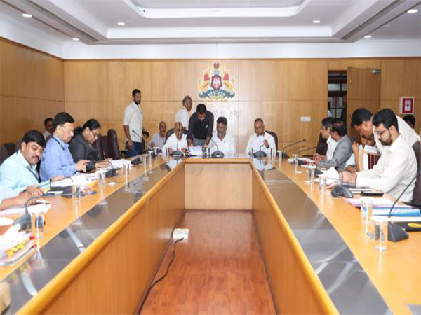 Visuals from the cabinet sub-committee meeting (Photo/ANI) 