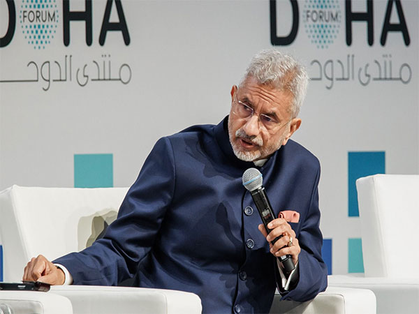 External Affairs Minister S Jaishankar speaking at Doha Forum (Image: X@DrSJaishankar)