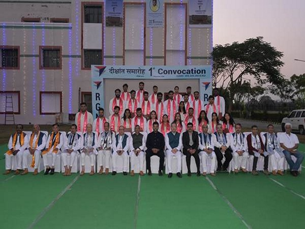 First convocation of Rajiv Gandhi National Aviation University (Photo/ANI)