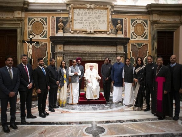 Indian delegation meets Pope (Image: X@PMOIndia)