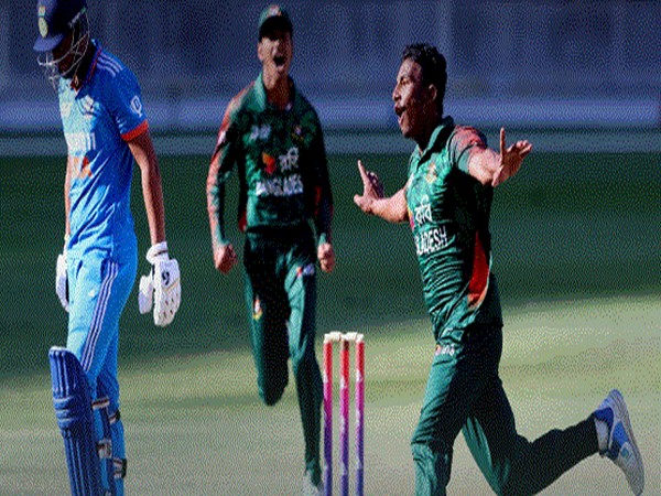 Bangladesh players celebrating victory (Photo: @BCBtigers/X) 