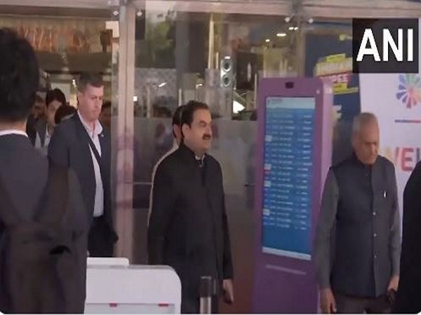 Adani Group Chairman, Gautam Adani at Jaipur Airport (Phot/ANI)