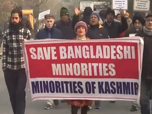 Visuals from the Protest site. (Photo/ANI)