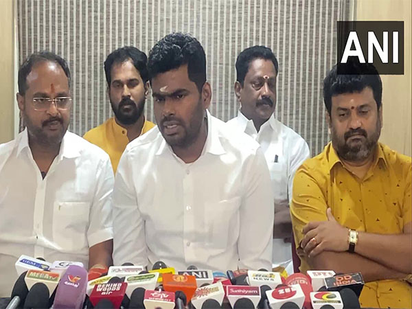Tamil Nadu Bharatiya Janata Party (BJP) president K Annamalai (Photo/ANI)