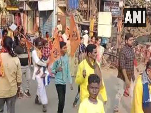 Visuals from the protest in Purulia 
