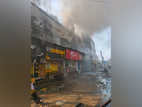 Visuals from the spot. (Photo/Delhi Fire Service)