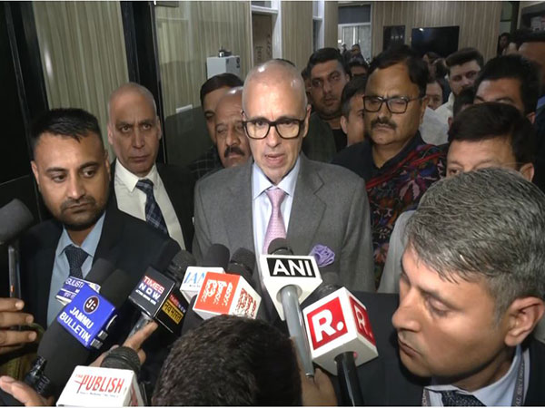 Jammu and Kashmir Chief Minister Omar Abdullah Photo/ANI)