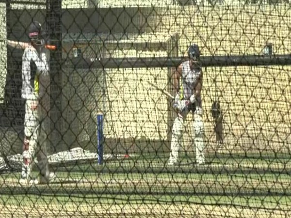 Team India hold practice at Adelaide Oval. (Picture: ANI)