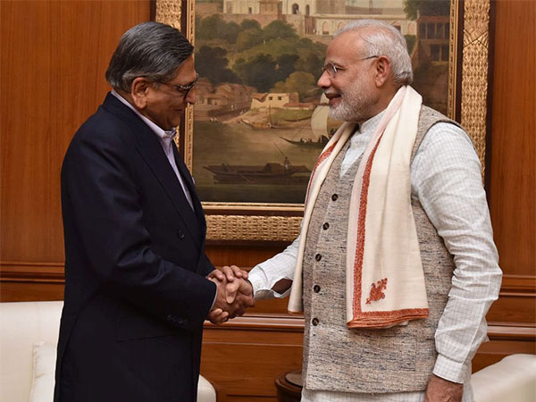 Prime Minister Narendra Modi and Former Karnataka CM SM Krishna (Photo/ X@narendramodi)
