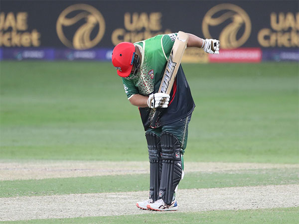 Azam Khan of Desert Vipers celebrates after scoring a fifty. (Picture: ILT20)