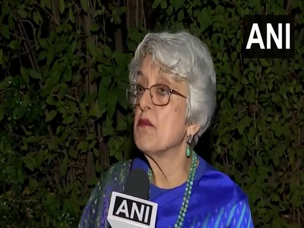 India's former high commissioner to Bangladesh, Veena Sikri (Photo/ANI)