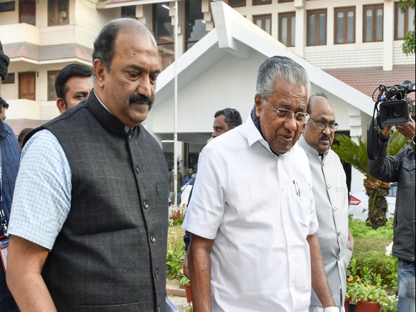 CM Pinarayi Vijayan with FM KN Balagopal(File Photp/ANI)