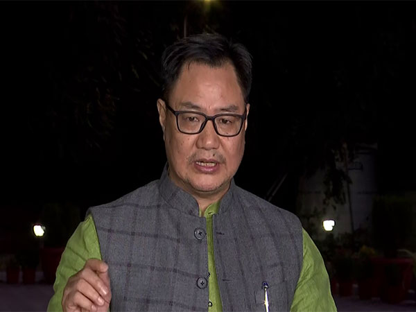 Union Parliamentary Affairs Minister Kiren Rijiju (Photo/ANI)