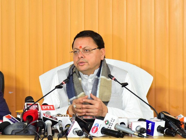 Uttarakhand Chief Minister Pushkar Singh Dhami. (Photo/ANI)