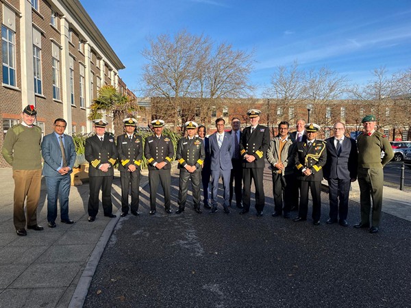 UK and India officials collaborate at Portsmouth Naval Base on naval propulsion. (Photop credit: X@UKDefenceIndia)
