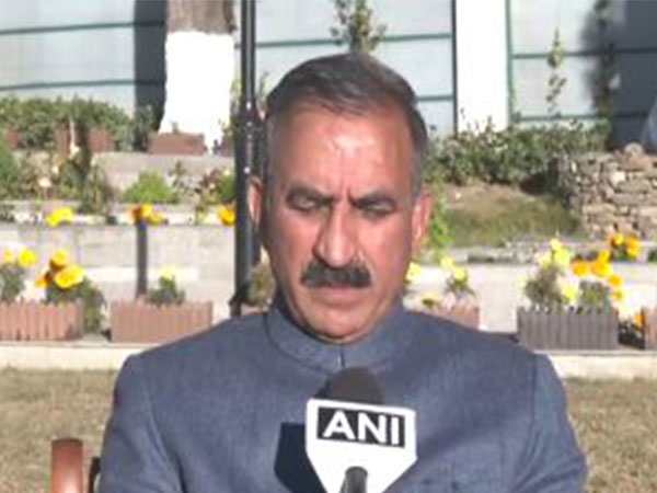 Himachal Pradesh CM Sukhvinder Singh Sukhu (Photo/ANI)