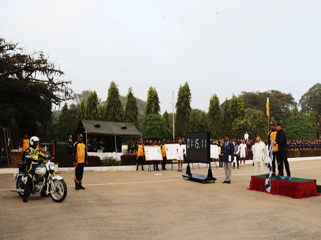 Army Service Corps Motorcycle Display Team sets three new world records  (Photo/ANI) 