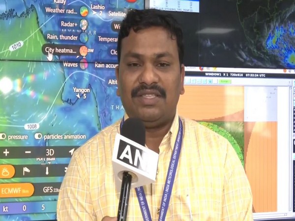 Dharma Raju, Scientist C of Hyderabad Meteorological Centre (Photo/ANI)