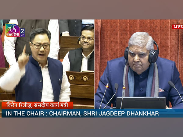 Rajya Sabha adjourned. (Photo courtesy: Sansad TV)