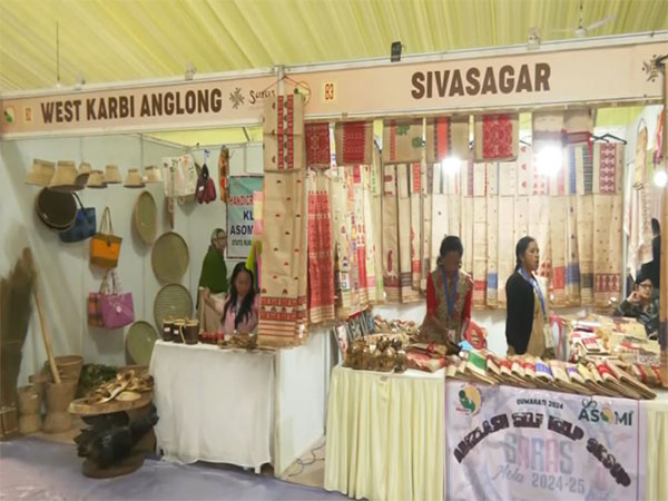 Visuals of the Asomi Saras Mela in Guwahati (Photo/ANI) 
