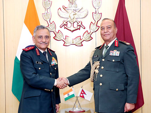 General Ashok Raj Sigdel, Chief of Army Staff of Nepali Army and General Anil Chauhan, Chief of Defence Staff of India (Photo/@HQ_IDS_India)