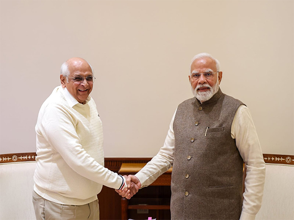 Gujarat Chief Minister Bhupendra Patel with Prime Minister Narendra Modi in Delhi. (Pic/ @Bhupendrapbjp)