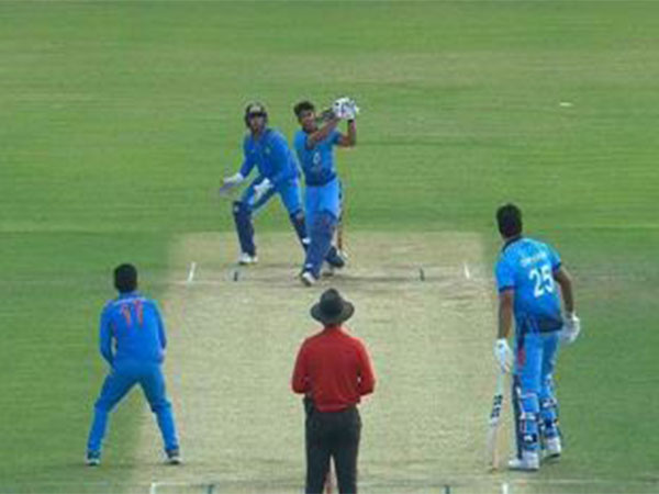 A visual from the match. (Photo- BCCI Domestic X/@BCCIdomestic)