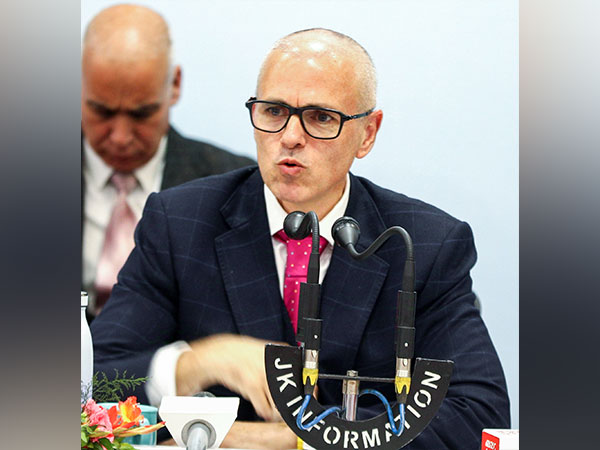 Jammu and Kashmir Chief Minister Omar Abdullah during civil society members meeting (Photo/ANI)