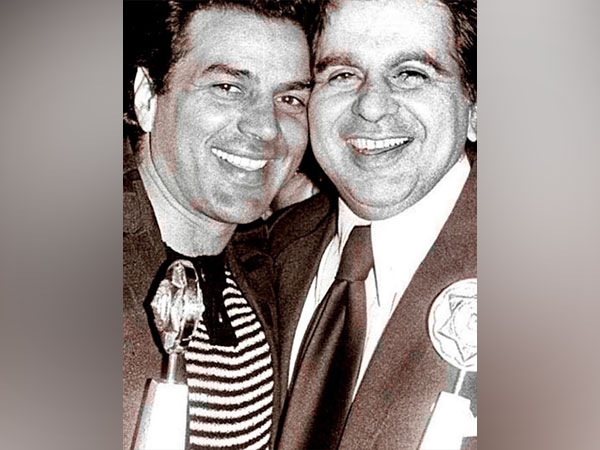 Actor Dharmendra and Dileep Kumar (Image Source: Instagram/@aapkadharam)