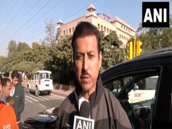 Rajasthan Cabinet Minister, Rajyavardhan Rathore (Photo/ANI)