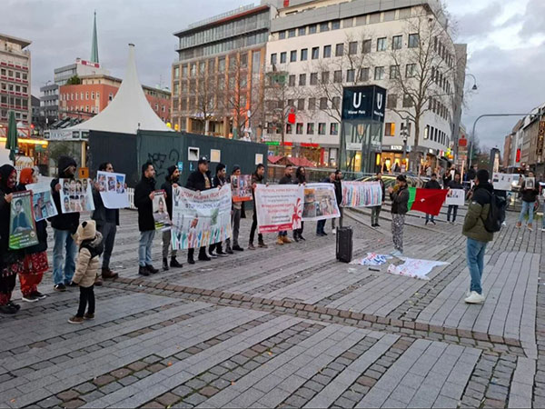 Baloch activists in Germany (Image/ Baloch National Movement)