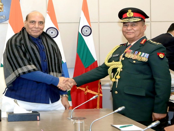 Defence Minister Rajnath Singh Nepal’s Chief of Army Staff General Ashok Raj Sigdel. (Photo/PIB)
